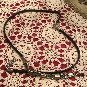 Brighton skinny leather chain belt 41403